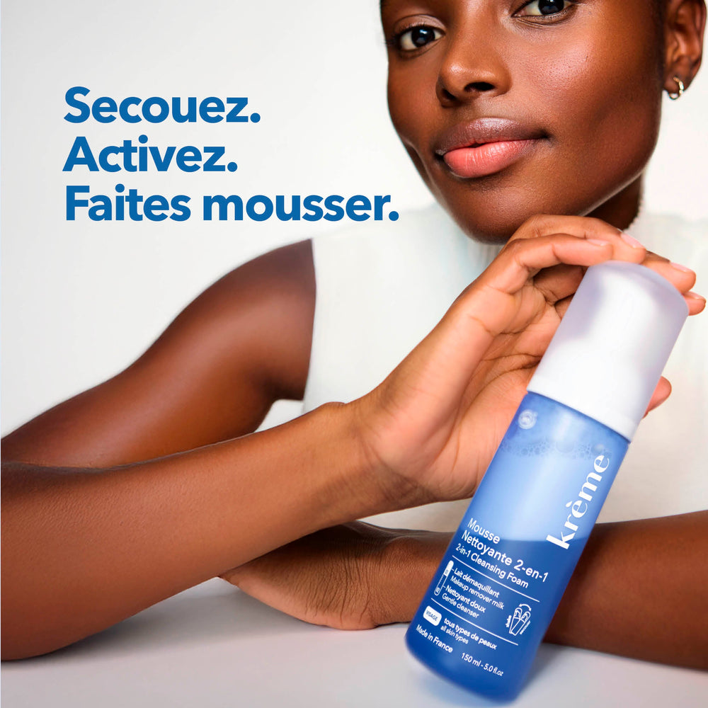 Mousse Nettoyante 2-en-1