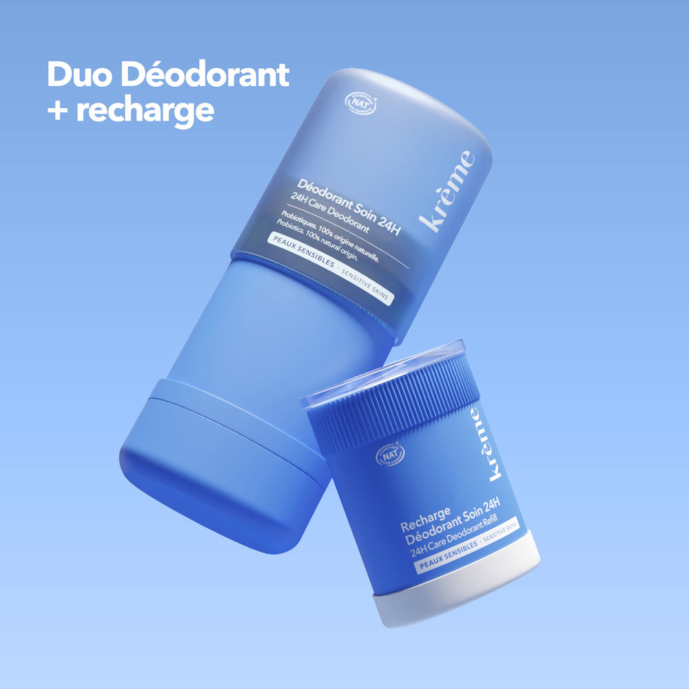 Duo Déodorant Soin 24h + Recharge